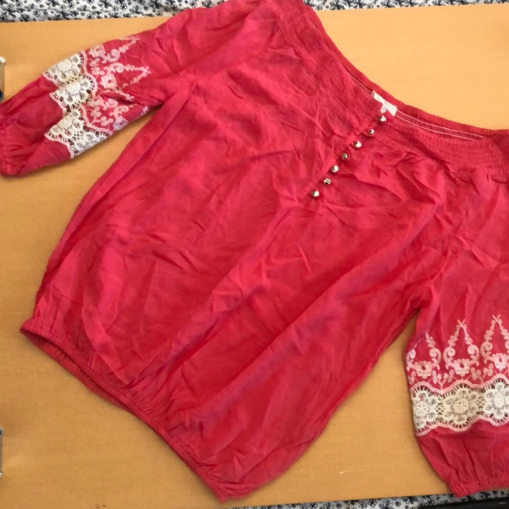 NWOT pink blouse